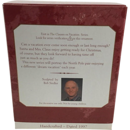 1997 Fishing Hallmark Ornament (The Clauses on Vacation) QX6112