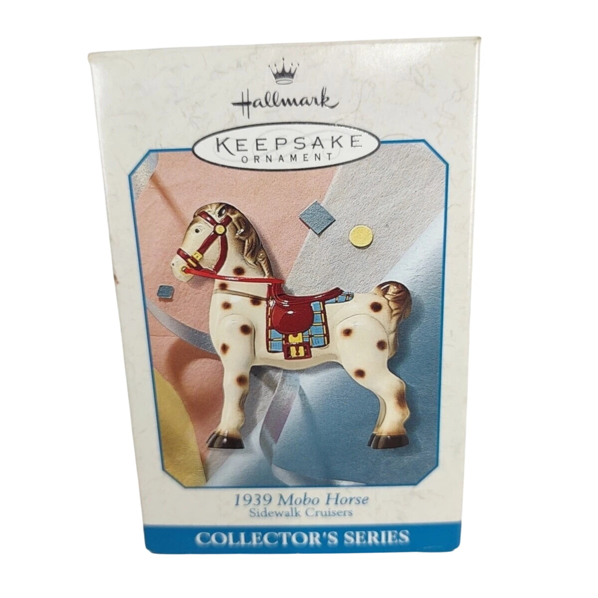1997 Hallmark Ornament (1939) Mobo Horse Hallmark Ornament (Sidewalk Cruisers) QEO8393