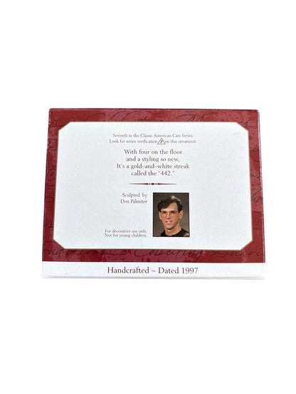 1997 Hallmark Ornament (1969) Hurst Oldsmobile 442 Hallmark Ornament (Classic American Cars) QX6102