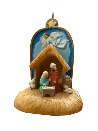 1997 He is Born Hallmark Ornament (Nativity) QXM4235
