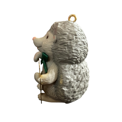 1997 Hedgehog with Brass 1997 Hallmark Ornament (Fabulous Decade) QX6232