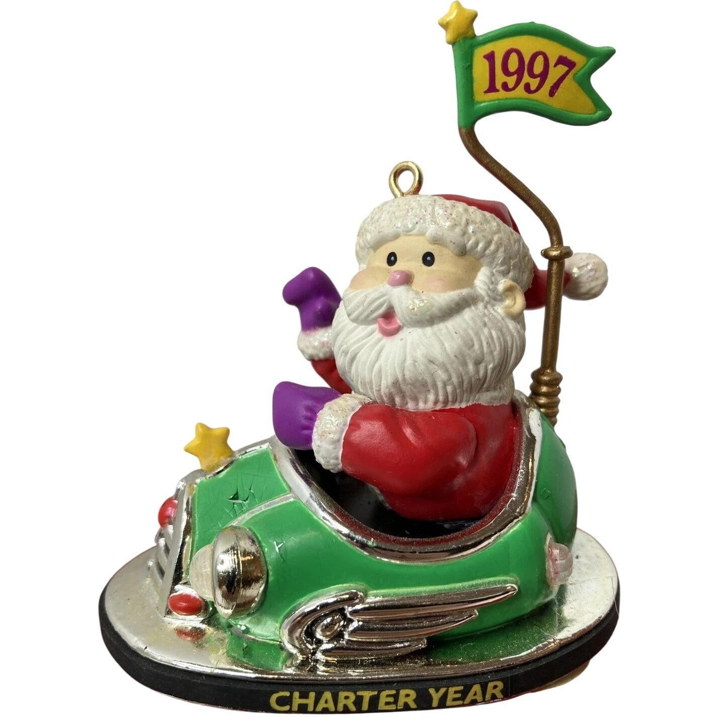 1997 Ho Ho Hold On! - Charter Year Carlton Cards Ornaments (Santa Claus) CXOR-201W