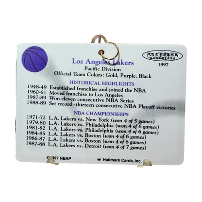 1997 Los Angeles Lakers Hallmark Ornament (Basketball) QSR1262