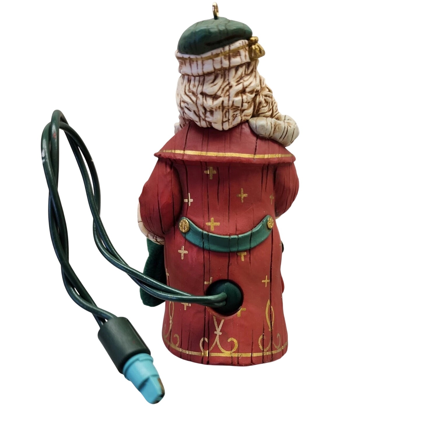 1997 Santa's Secret Gift Hallmark Ornament (Santa Claus) QLX7455