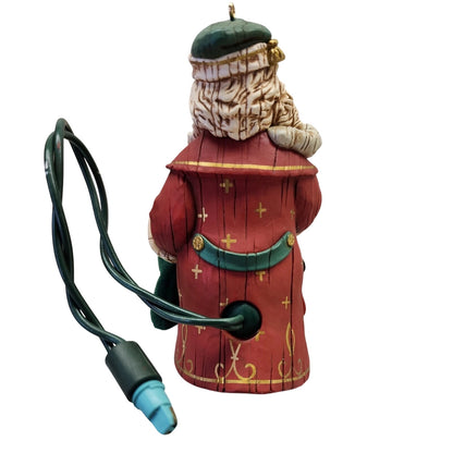 1997 Santa's Secret Gift Hallmark Ornament (Santa Claus) QLX7455