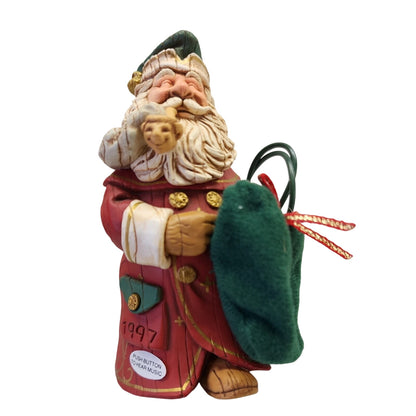 1997 Santa's Secret Gift Hallmark Ornament (Santa Claus) QLX7455