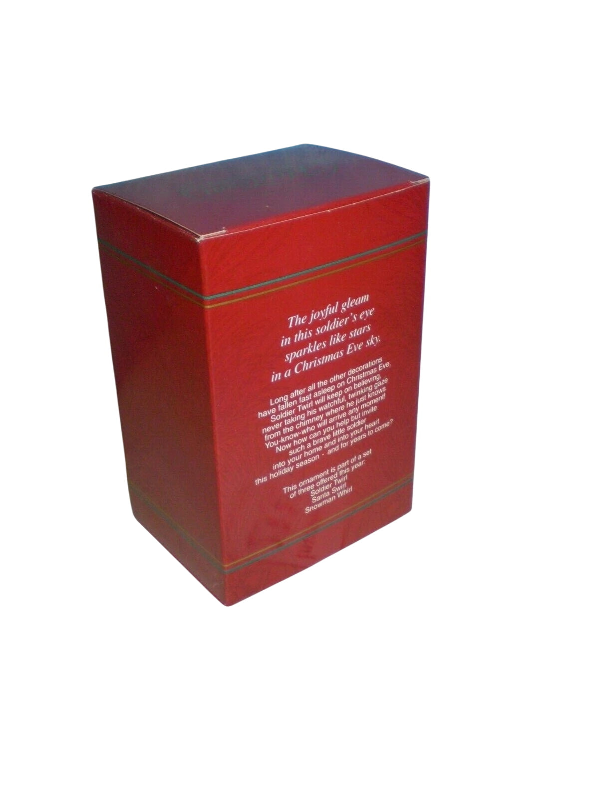 1997 Soldier Twirl Carlton Cards Ornaments (Soldier) CXOR-102W