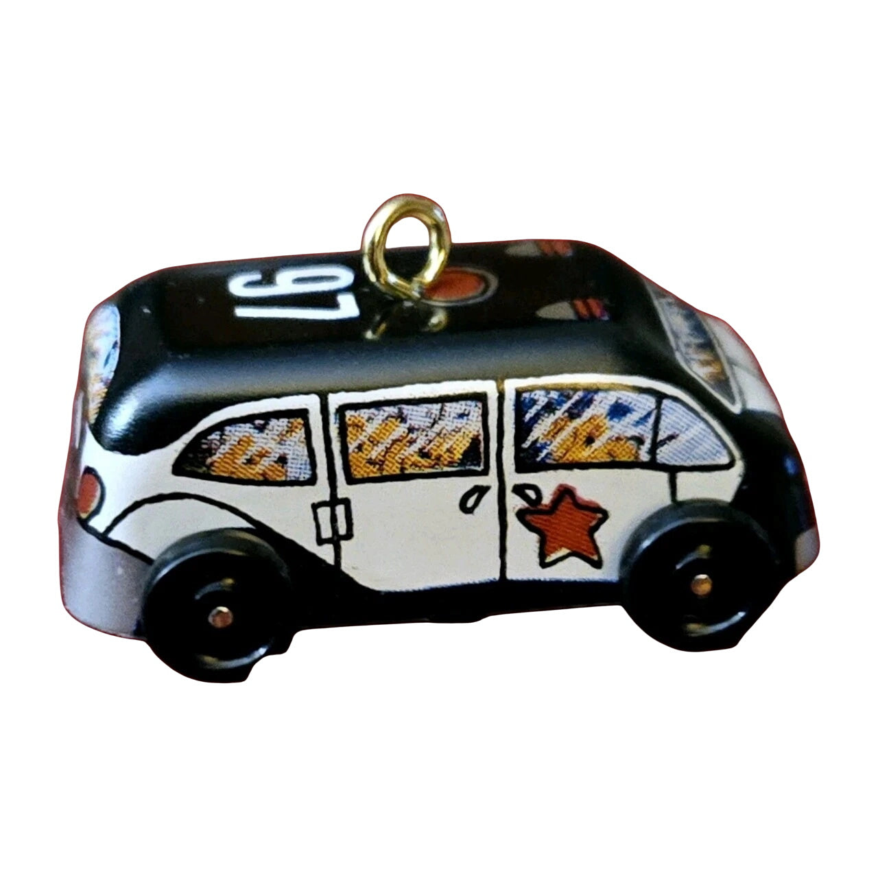 1997 Tin Police Car Hallmark Ornament (On the Road) QXM4172