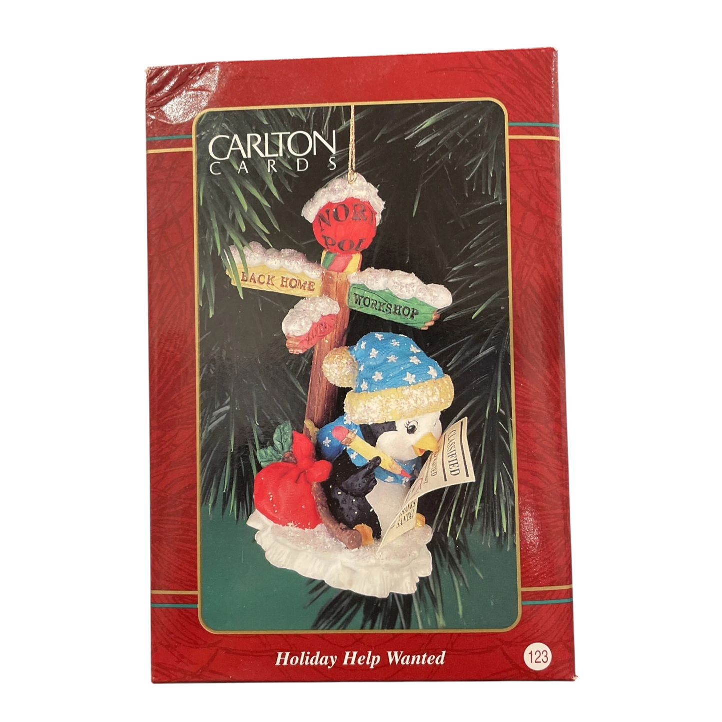 1997 Vintage Holiday Help Wanted (Penguins)