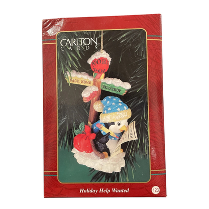 1997 Vintage Holiday Help Wanted (Penguins)