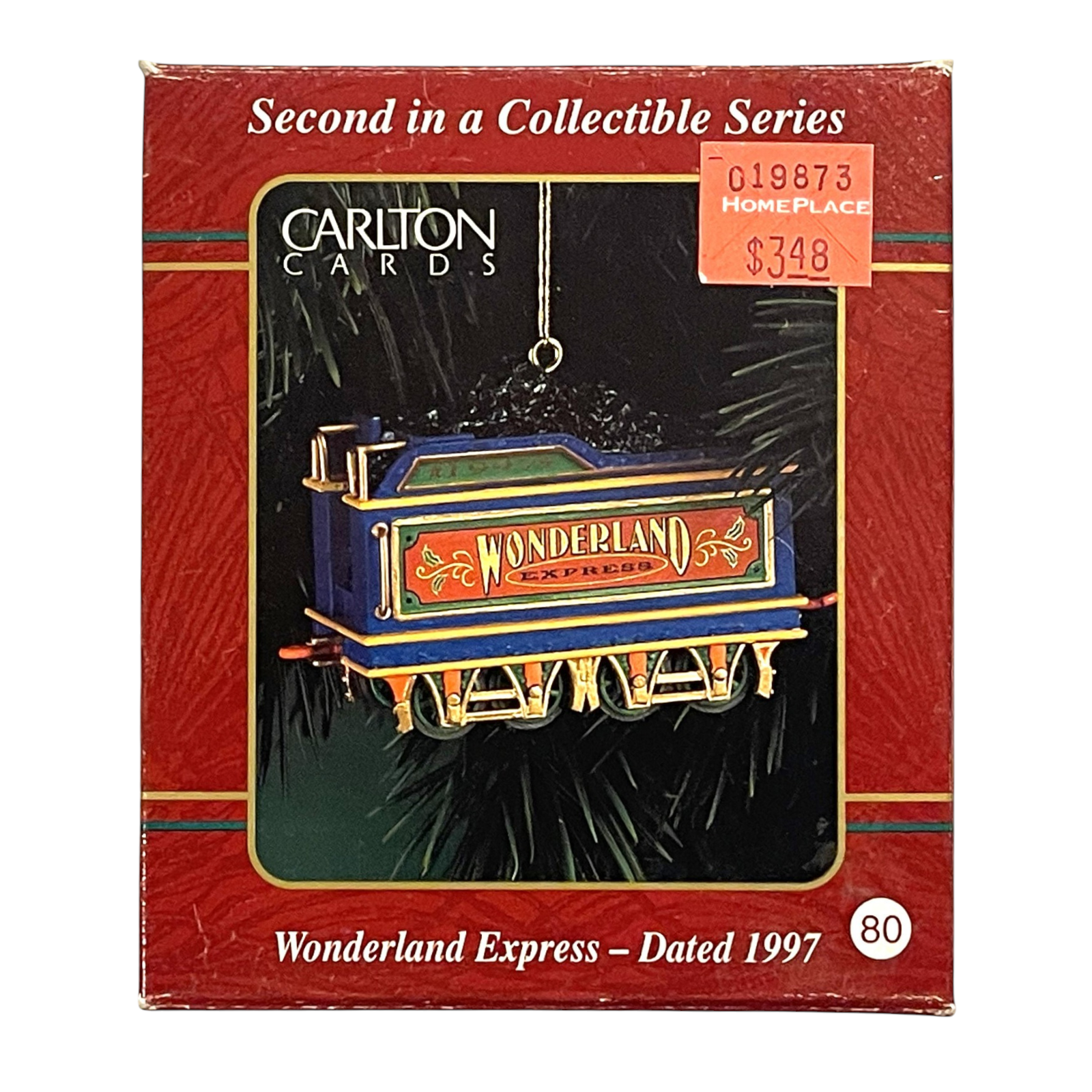 1997 Wonderland Express Carlton Cards Ornaments (Train) CXOR-004W