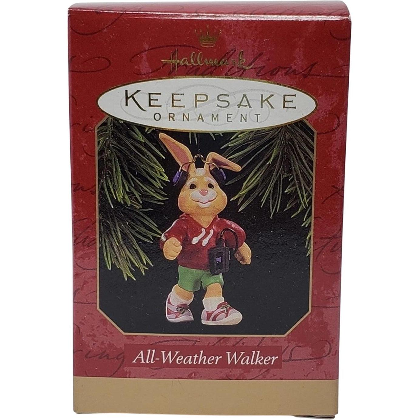 1997 All-Weather Walker Hallmark Ornament (Rabbit) QX6415