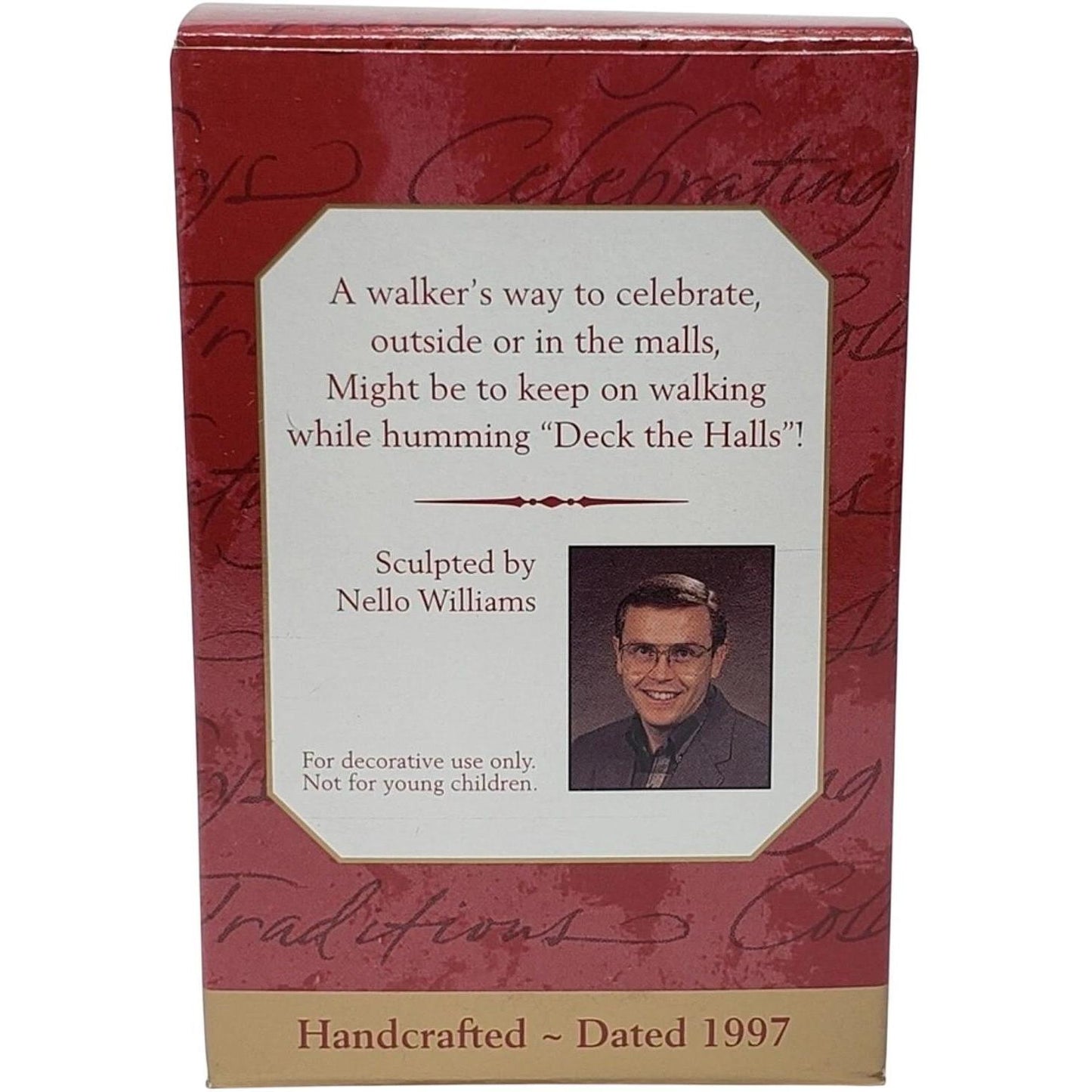 1997 All-Weather Walker Hallmark Ornament (Rabbit) QX6415