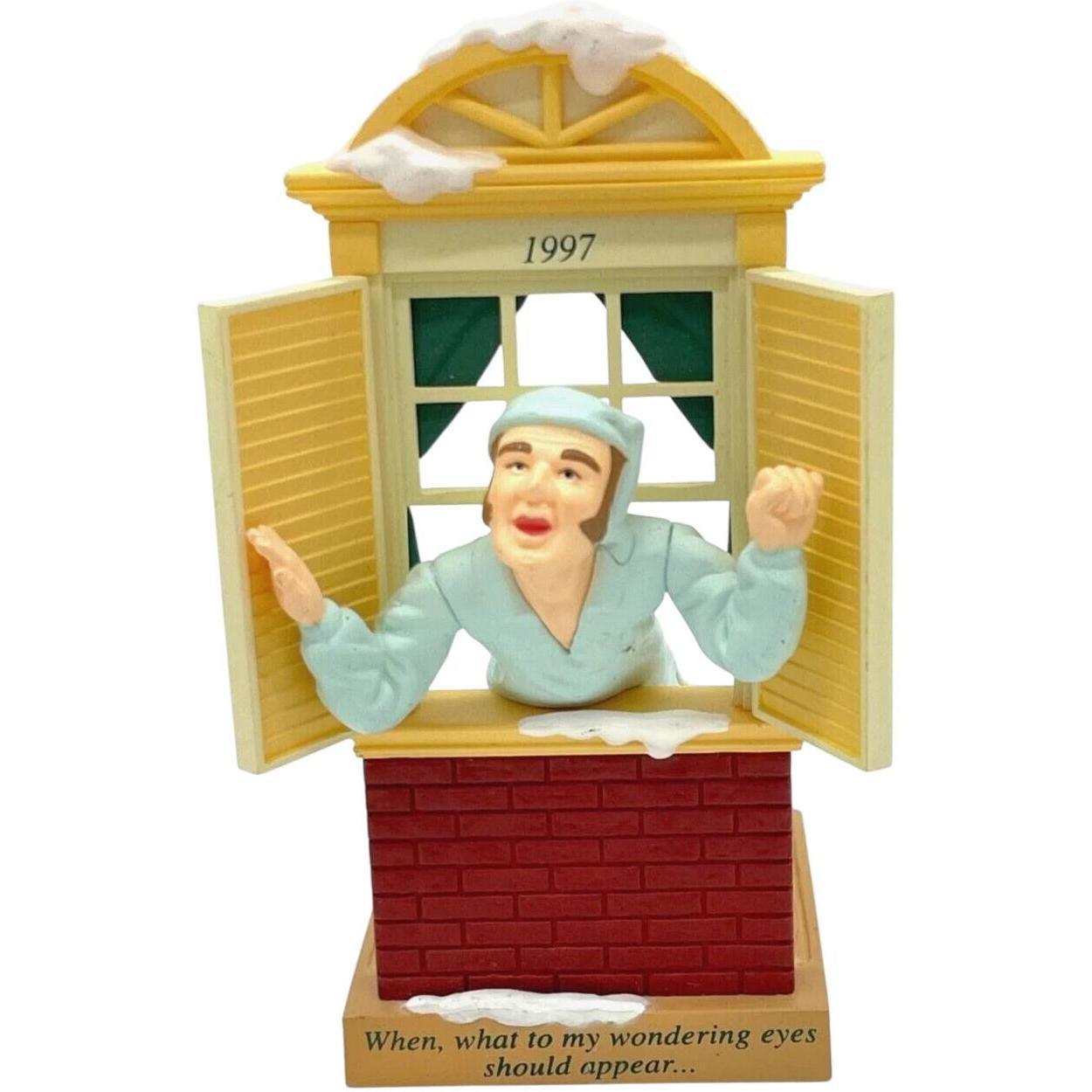 1997 Away to the Window Hallmark Ornament (The Night Before Christmas) QXC5135