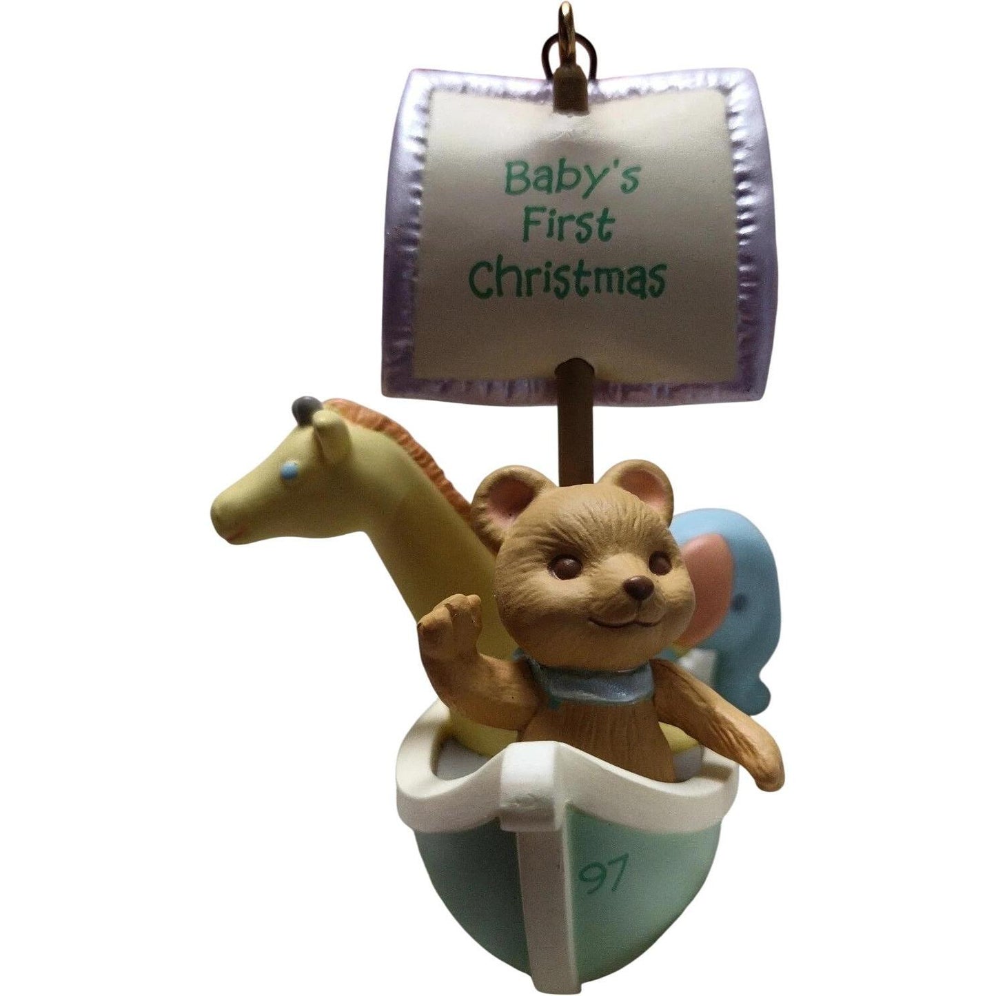1997 Baby's First Christmas Hallmark Ornament (Baby's First Christmas) QX6485