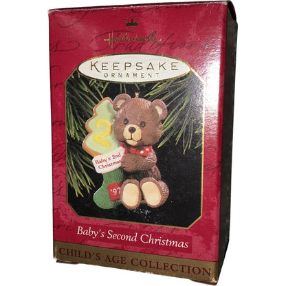 1997 Baby's Second Christmas Hallmark Ornament (Baby's Second Christmas) QX6502