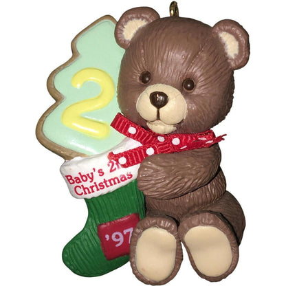 1997 Baby's Second Christmas Hallmark Ornament (Baby's Second Christmas) QX6502