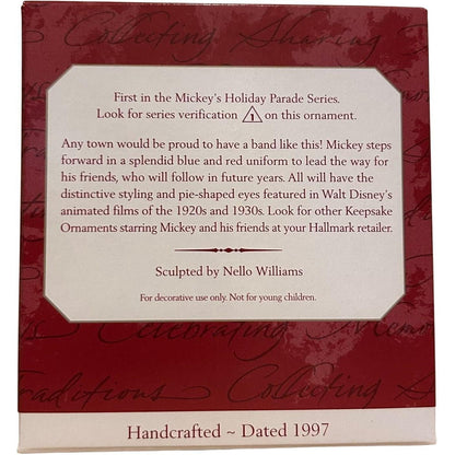 1997 Bandleader Mickey Hallmark Ornament (Mickey's Holiday Parade) QXD4022