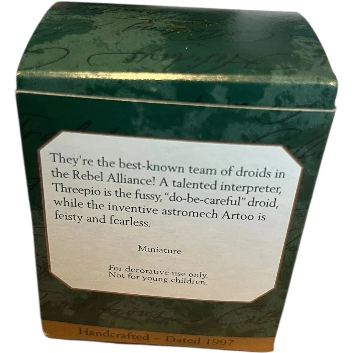 1997 C‑3PO and R2‑D2 Hallmark Ornament (Star Wars) QXI4265