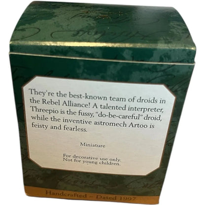 1997 C‑3PO and R2‑D2 Hallmark Ornament (Star Wars) QXI4265