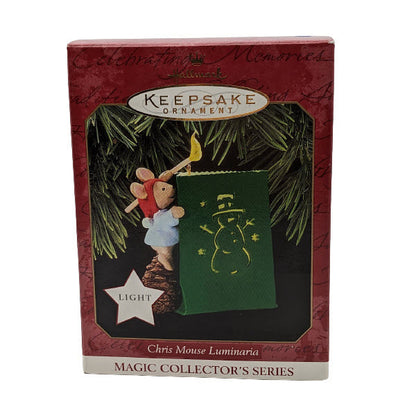 1997 Chris Mouse Luminaria Hallmark Ornament (Chris Mouse) QLX7525