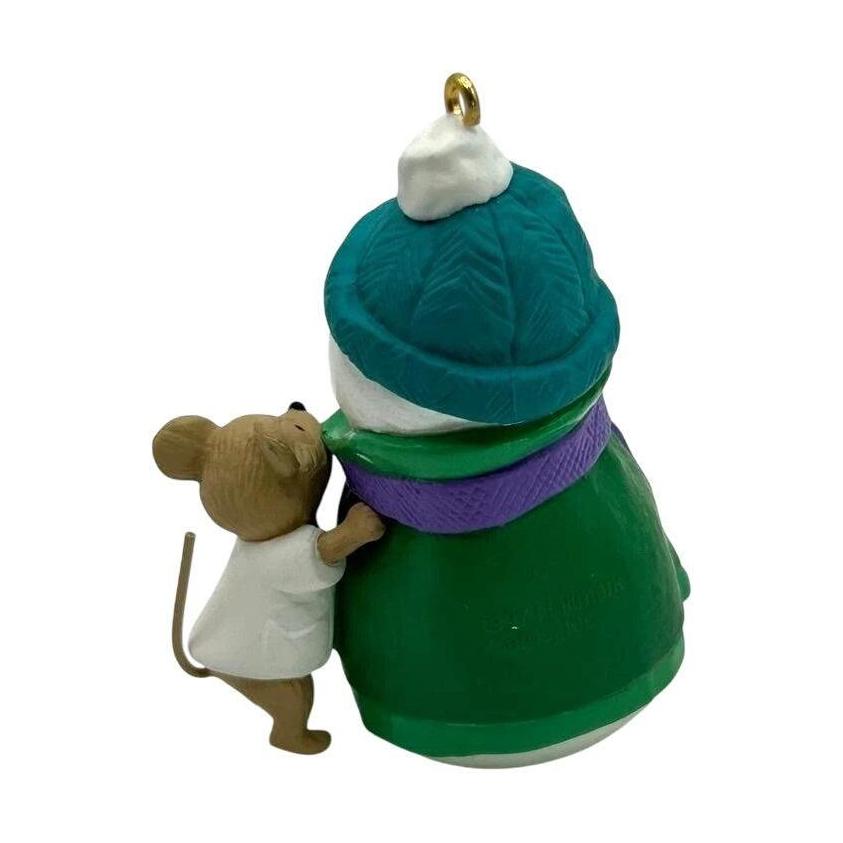 1997 Christmas Checkup Hallmark Ornament (Snowman) QX6385 Image3
