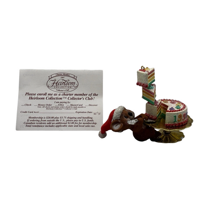 1997 Christmas Sweets Carlton Cards Ornaments (Mouse) CXOR-005W Image6