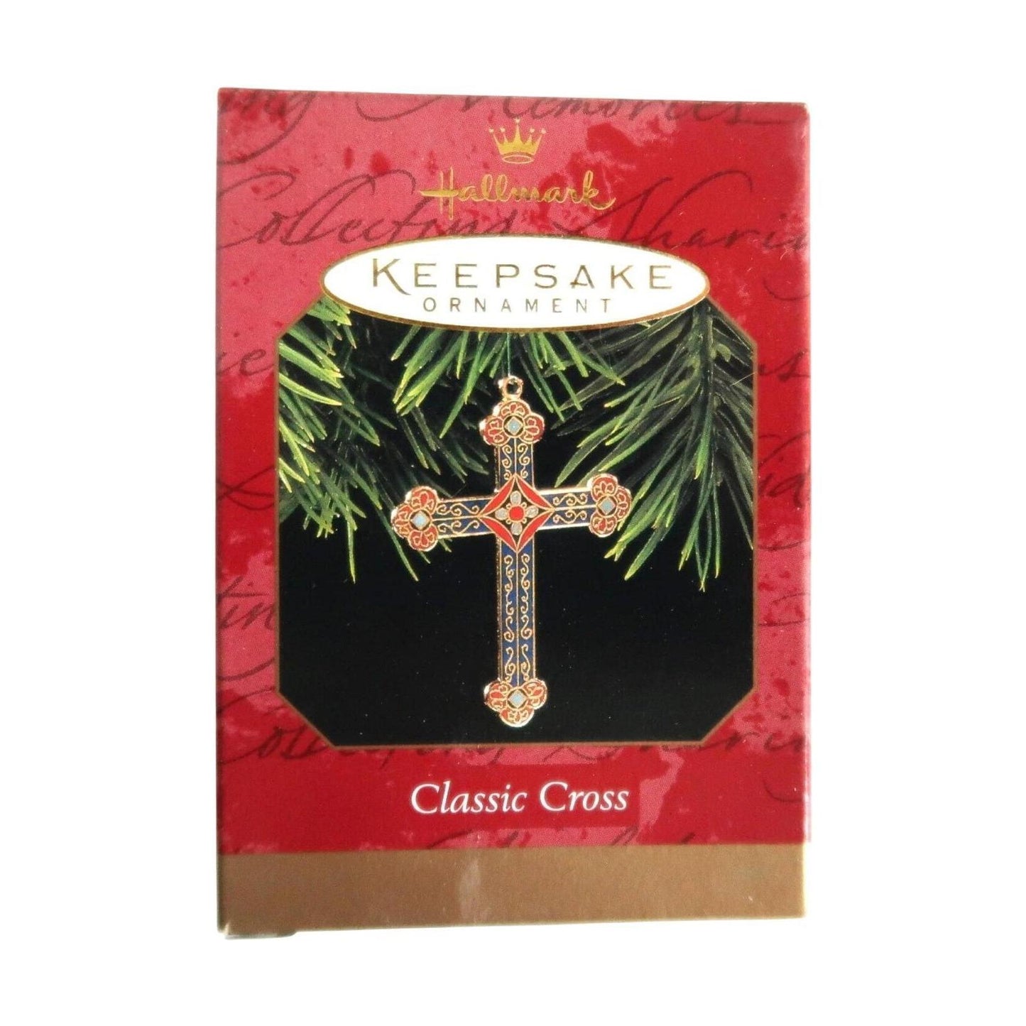 1997 Classic Cross Hallmark Ornament (Cross) QX6805 Image2