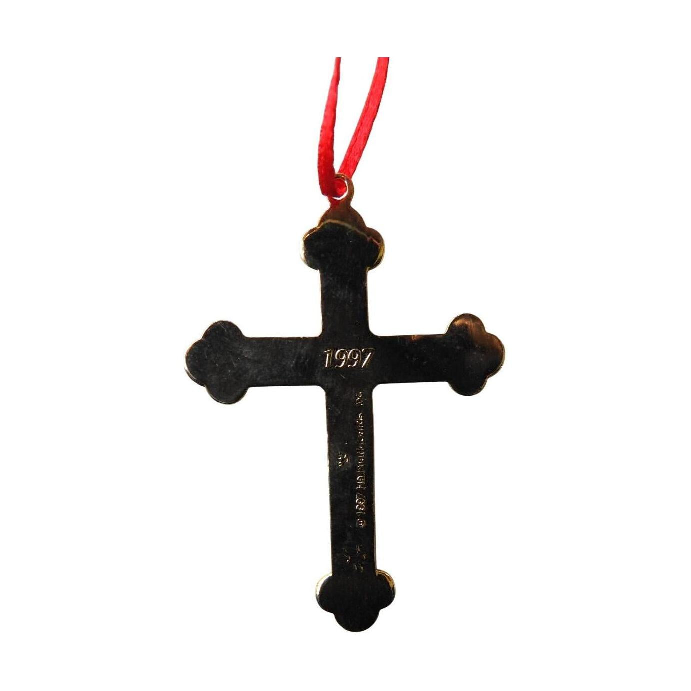 1997 Classic Cross Hallmark Ornament (Cross) QX6805 Image3