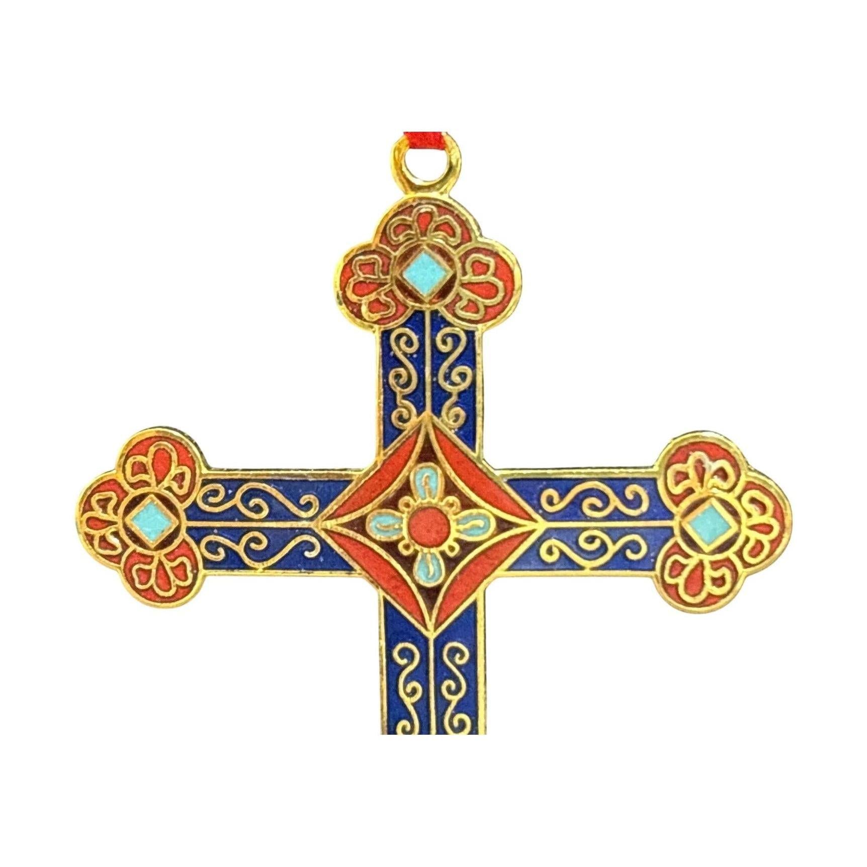 1997 Classic Cross Hallmark Ornament (Cross) QX6805 Image4