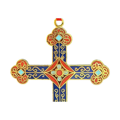 1997 Classic Cross Hallmark Ornament (Cross) QX6805 Image4
