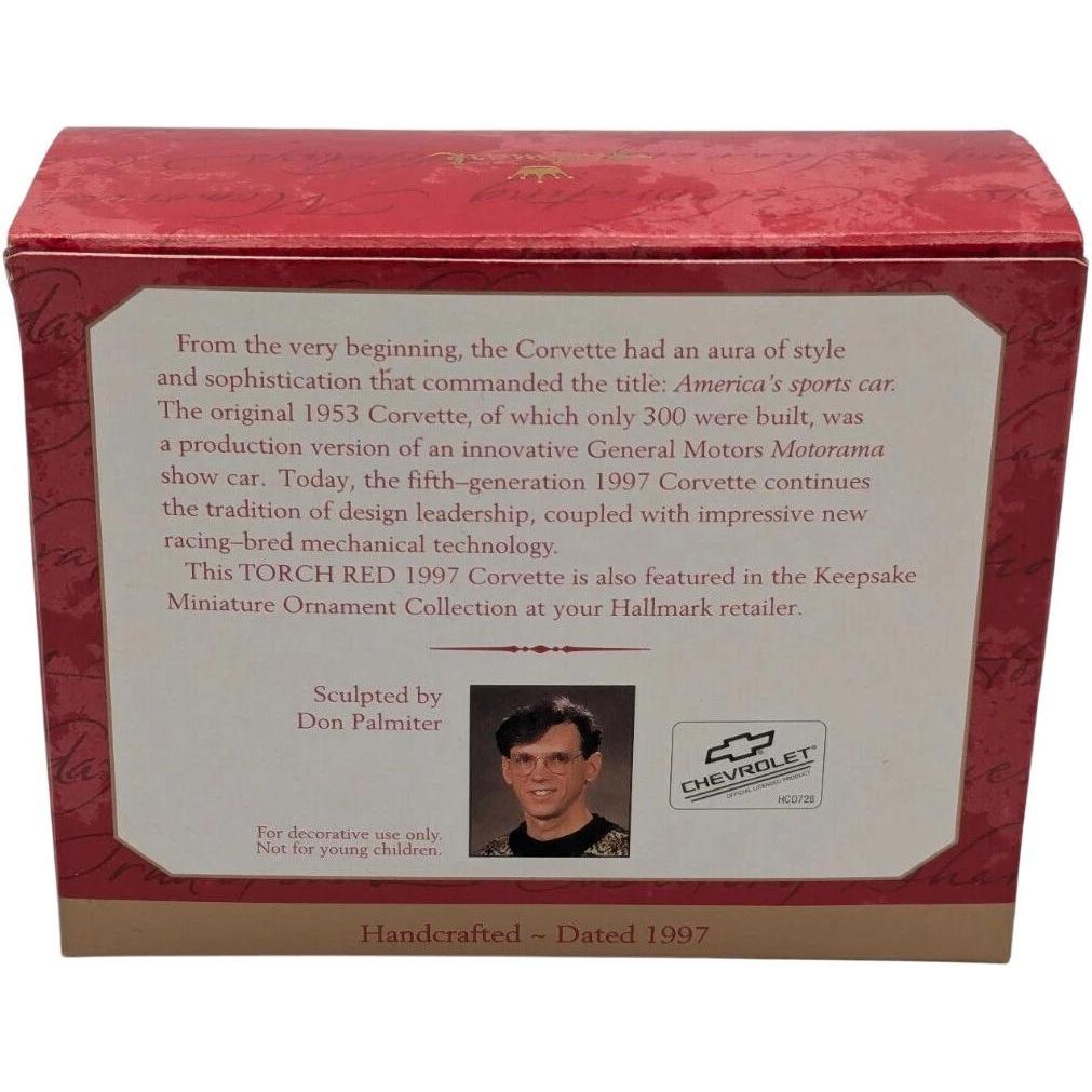 1997 Corvette Hallmark Ornament (Classic American Cars) QXI6455