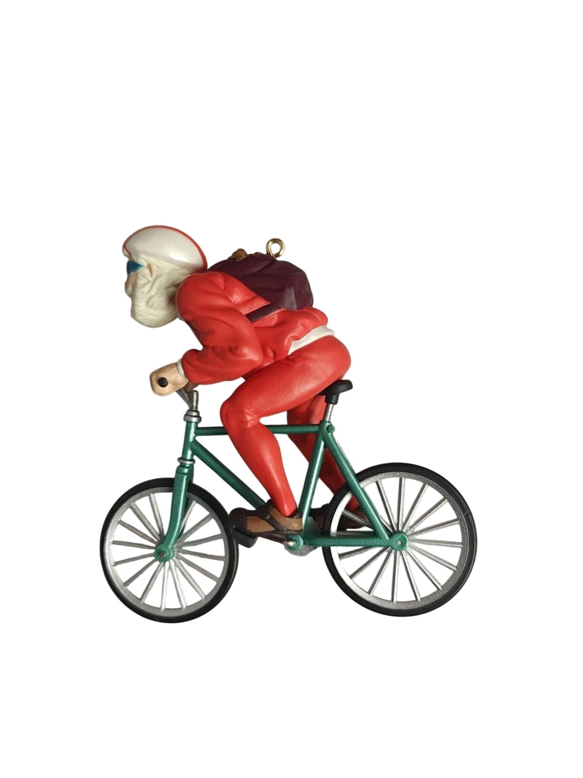 1997 Cycling Santa Hallmark Ornament (Santa Claus) QX6425 Image4