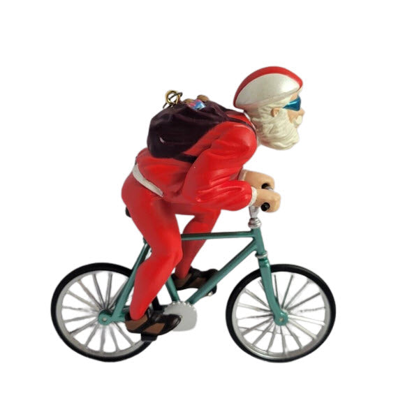 1997 Cycling Santa Hallmark Ornament (Santa Claus) QX6425
