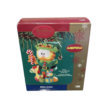 1997 Elfish Antics (Garfield) (Garfield Series) Carlton Cards Heirloom Ornament CXOR-105 Image2