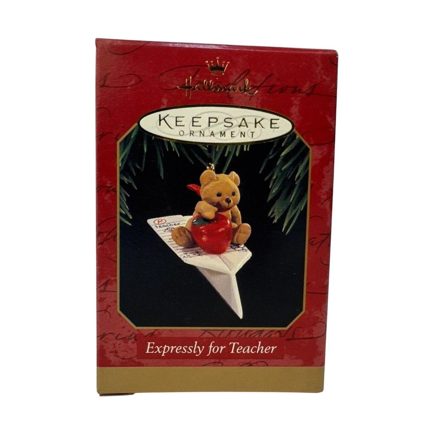 1997 Expressly for Teacher Hallmark Ornament (Bear) QX6375 Image2