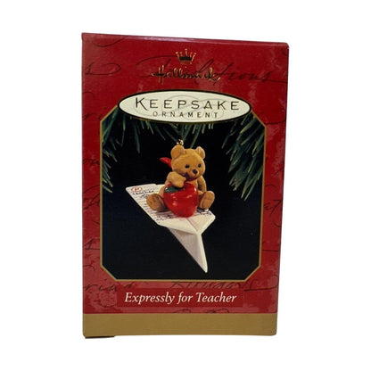 1997 Expressly for Teacher Hallmark Ornament (Bear) QX6375 Image2