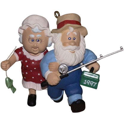 1997 Fishing Hallmark Ornament (The Clauses on Vacation) QX6112