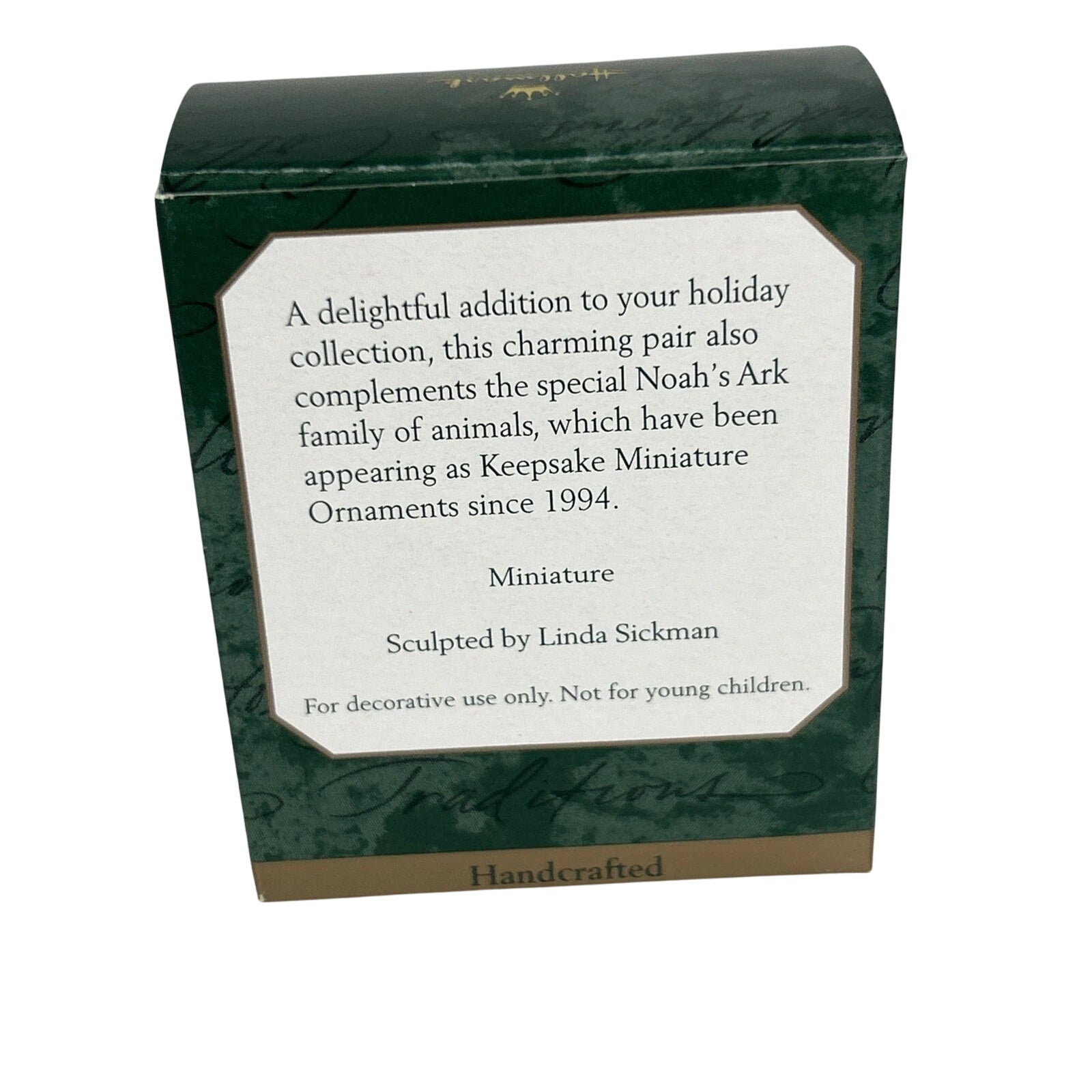 1997 Gentle Giraffes Hallmark Ornament (Noah's Ark) QXM4221 Image7