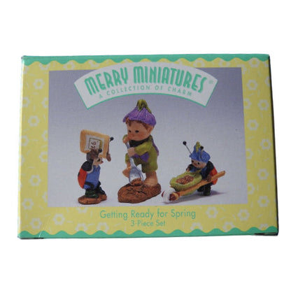 1997 Getting Ready for Spring Hallmark Ornament (Merry Miniatures) QSM8575
