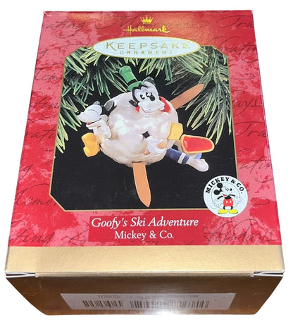 1997 Goofy's Ski Adventure Hallmark Ornament (Mickey & Co) QXD4042 Image2