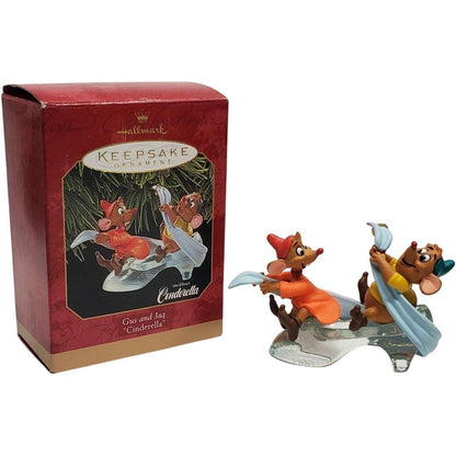 1997 Gus and Jaq Hallmark Ornament (Cinderella) QXD4052