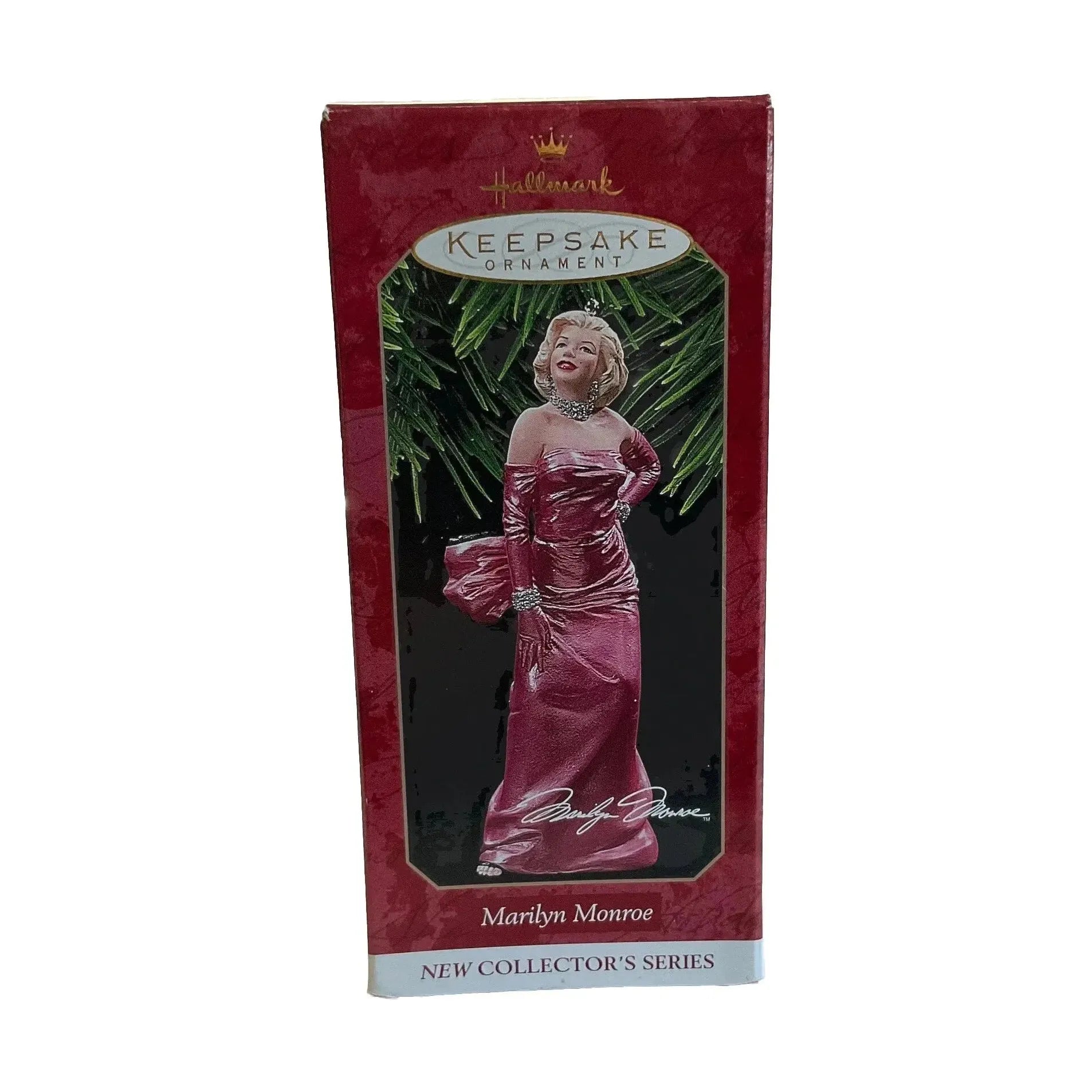 1997 Hallmark Ornament (Long Pink Dress) Marilyn Monroe QX5704 Image2