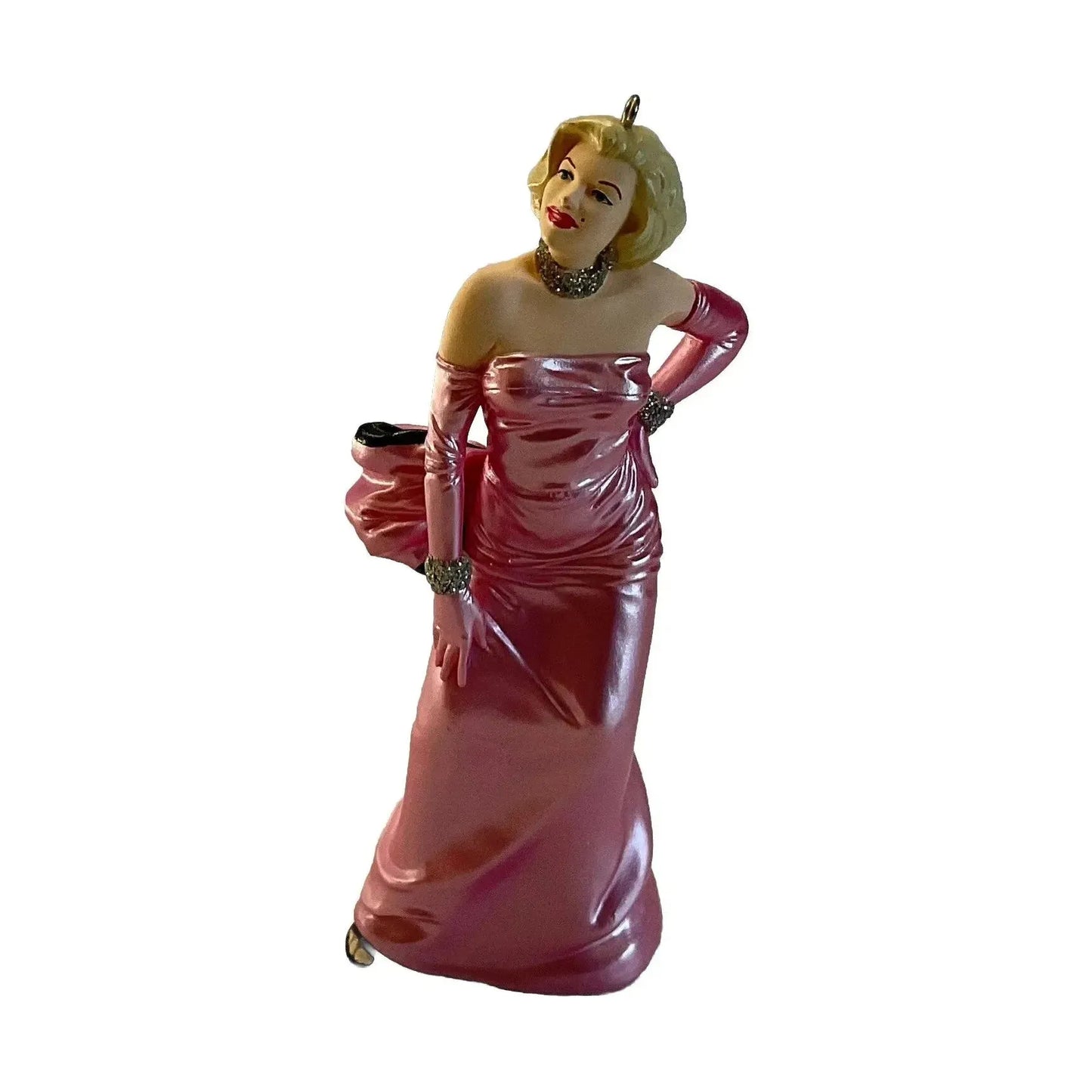 1997 Hallmark Ornament (Long Pink Dress) Marilyn Monroe QX5704 Image5