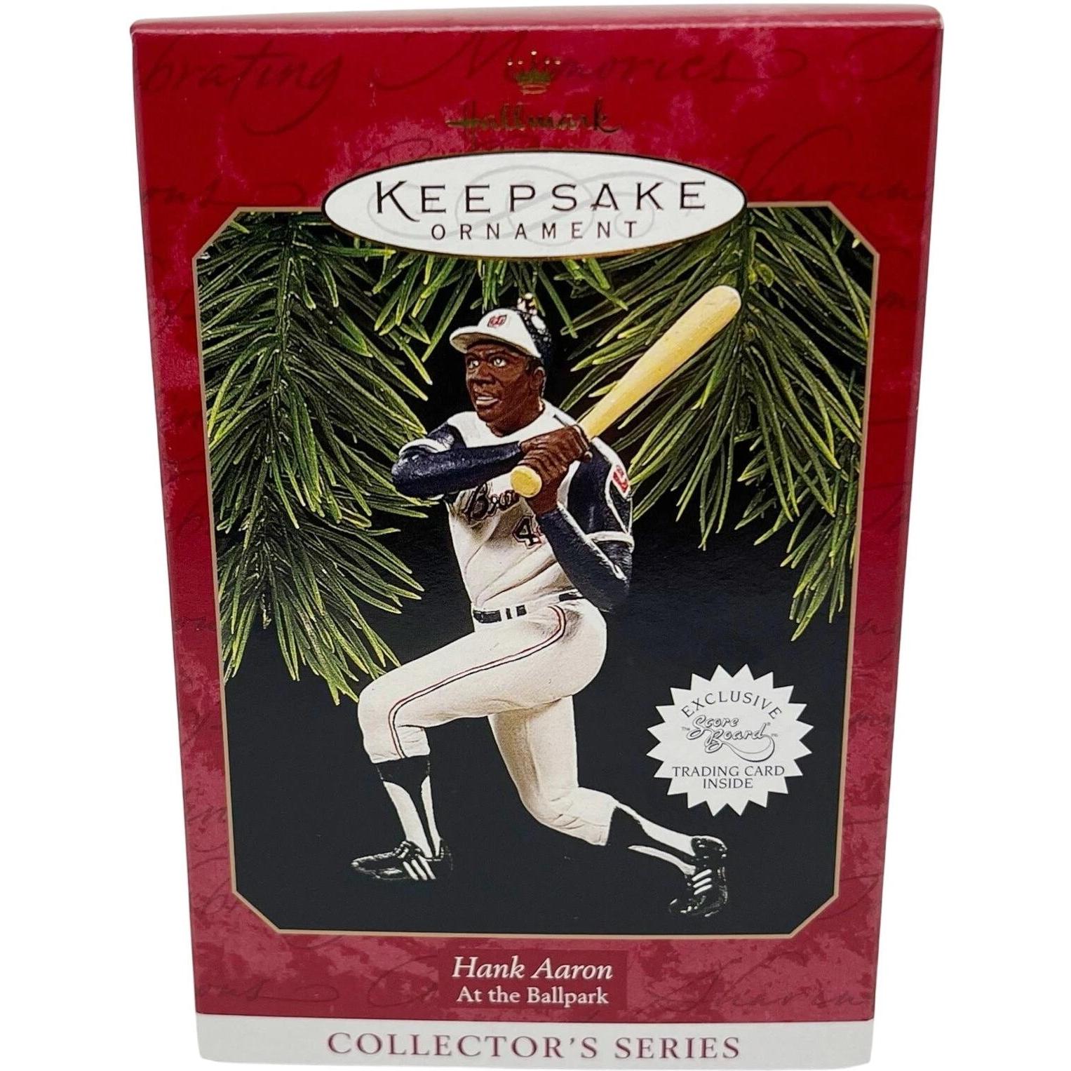 1997 Hank Aaron Hallmark Ornament (At the Ballpark) QXI6152