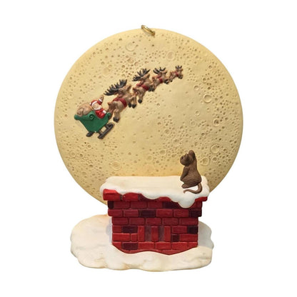 1997 Happy Christmas to All! Hallmark Ornament (Santa Claus) QXC5132 Image1