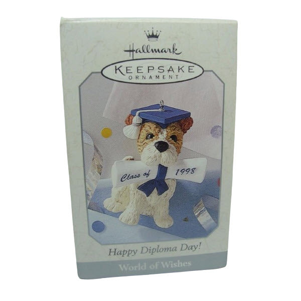 1997 Happy Diploma Day! Hallmark Ornament (World of Wishes) QEO8476