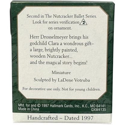 1997 Herr Drosselmeyer Hallmark Ornament (The Nutcracker Ballet) QXM4135