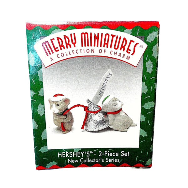 1997 Hershey's 2-Piece Set Hallmark Ornament (Hershey's) QFM8625