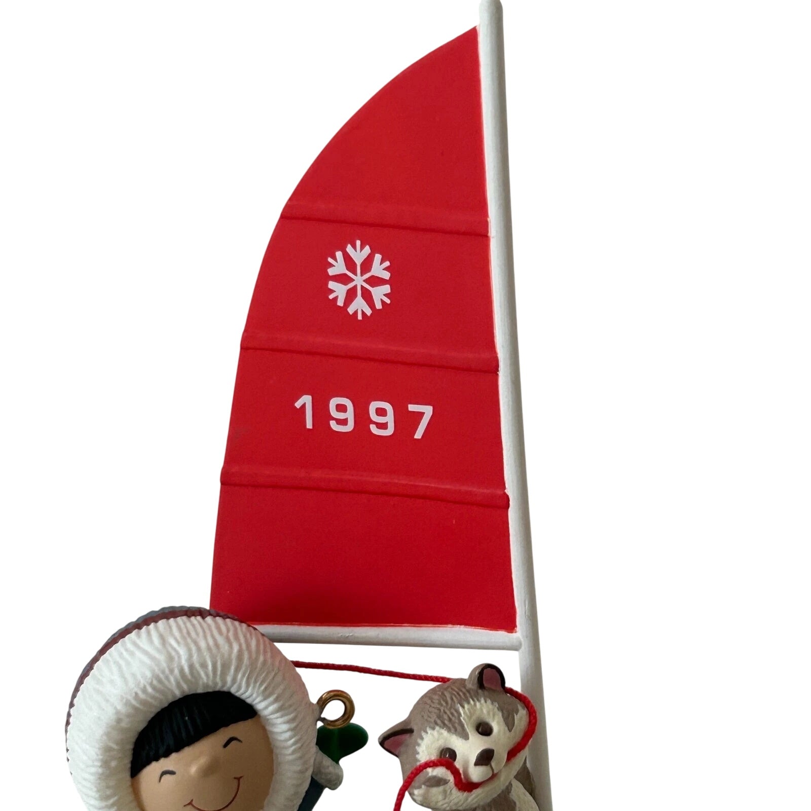 1997 Ice Sail Boat Hallmark Ornament (Frosty Friends) QX6255